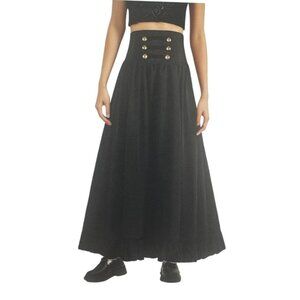 NWT Scarlet Darkness Back Lace Up Corset Skirt Long Victorian Steampunk Large